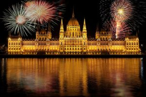 Budapest fireworks